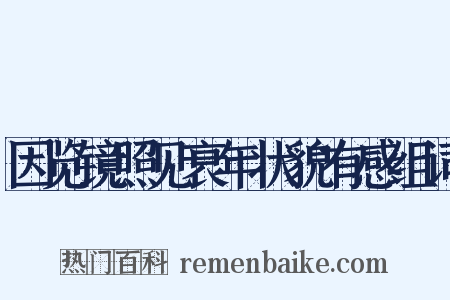 因览镜照见衰年状貌有感组词是什么意思的图片